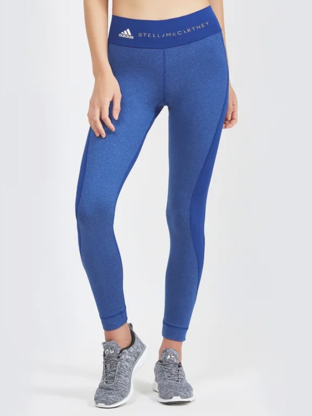 adidas Blue Two-Tone Performance Jeggings